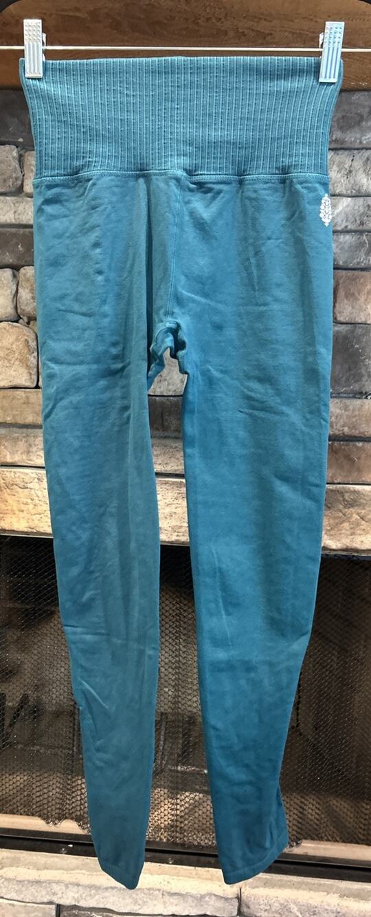 Women’s FREE MOVEMENT Bluegrass HR Good Karma 7/8 Length Leggings Size XS/S *B1
